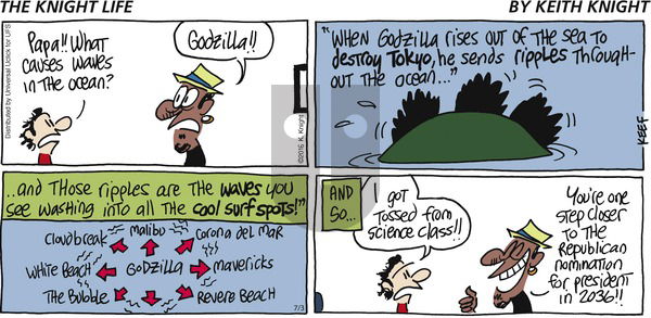 The Knight Life on Sunday July 3, 2016 Comic Strip