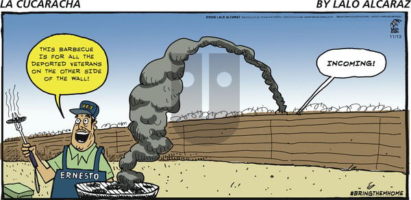 La Cucaracha on Sunday November 13, 2016 Comic Strip