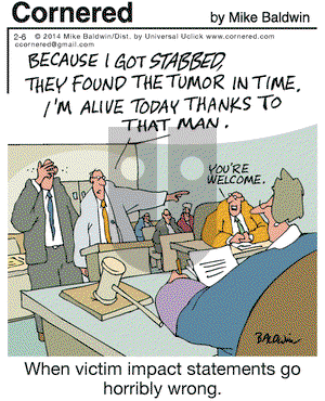 Cornered on Thursday February 6, 2014 Comic Strip