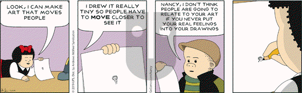 Nancy on Wednesday March 27, 2019 Comic Strip