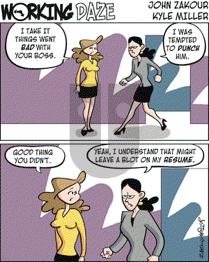 Working Daze on Tuesday June 12, 2007 Comic Strip