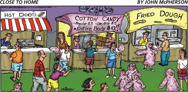 Close to Home on Sunday June 18, 2017 Comic Strip