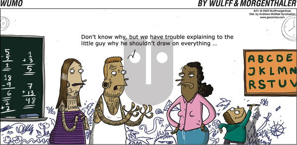 WuMo on Sunday June 21, 2020 Comic Strip