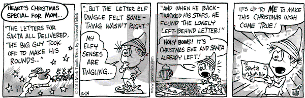 Heart of the City on Wednesday December 24, 2014 Comic Strip
