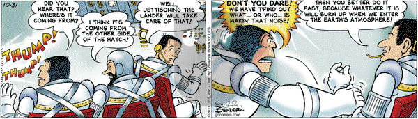 Alley Oop on Monday October 31, 2011 Comic Strip