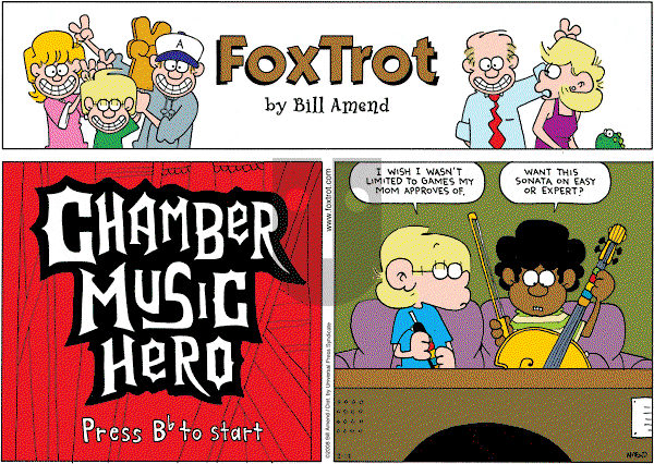 FoxTrot on Sunday February 17, 2008 Comic Strip