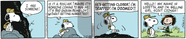 Peanuts on Wednesday May 17, 2000 Comic Strip