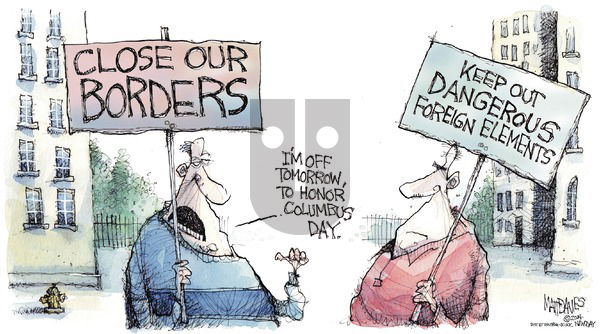 Matt Davies on Sunday October 12, 2014 Comic Strip