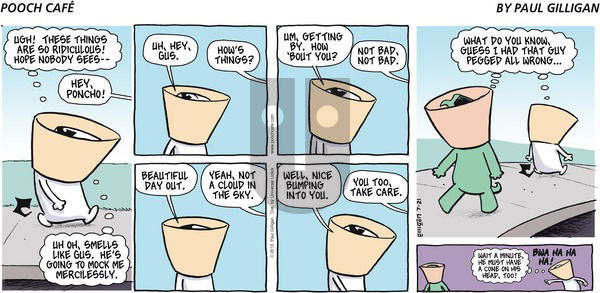 Pooch Cafe on Sunday July 21, 2013 Comic Strip
