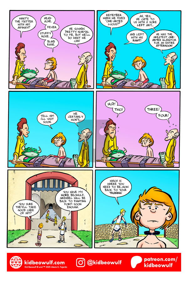 Kid Beowulf on Monday April 14, 2025 Comic Strip