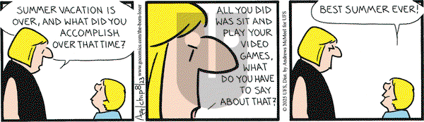 The Born Loser on Saturday August 23, 2025 Comic Strip