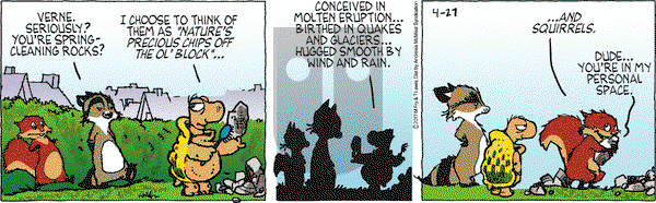 Over the Hedge on Thursday April 27, 2017 Comic Strip