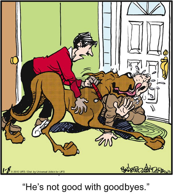 Marmaduke on Sunday January 8, 2012 Comic Strip