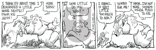 The Grizzwells on Wednesday February 28, 2001 Comic Strip