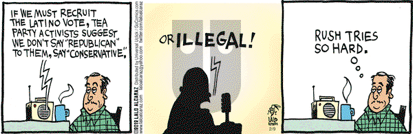 La Cucaracha on Thursday February 9, 2012 Comic Strip