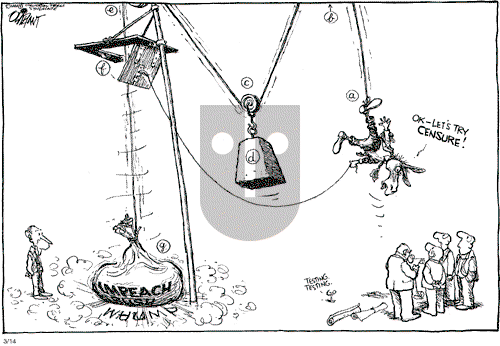 Pat Oliphant on Tuesday March 14, 2006 Comic Strip