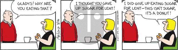 The Born Loser on Wednesday March 16, 2011 Comic Strip