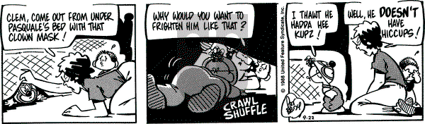 Rose is Rose on Thursday September 22, 1988 Comic Strip