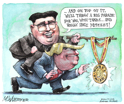 Matt Wuerker - Thursday May 3, 2018 Comic Strip