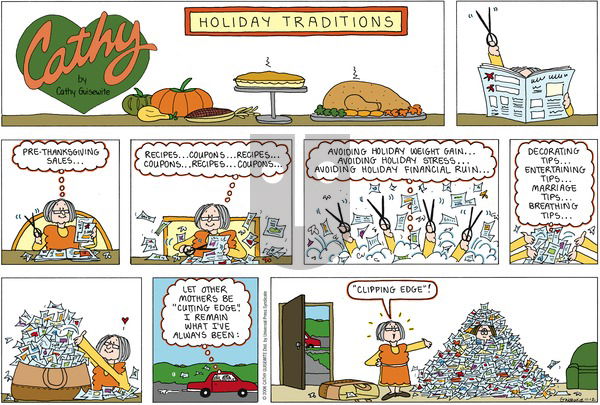 Cathy Classics on Sunday November 12, 2006 Comic Strip