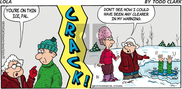 Lola on Sunday March 1, 2015 Comic Strip