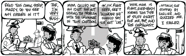 JumpStart on Thursday March 15, 2001 Comic Strip