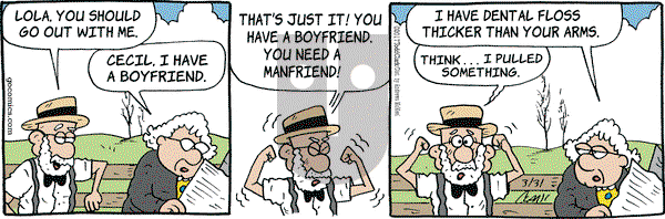 Lola on Friday March 31, 2017 Comic Strip