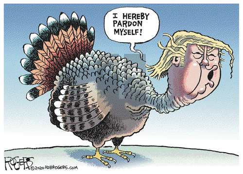 Rob Rogers on Thursday November 26, 2020 Comic Strip