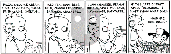 FoxTrot on Thursday July 10, 2003 Comic Strip