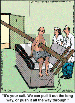 Close to Home on Thursday April 21, 2011 Comic Strip