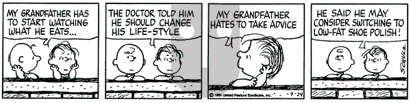 Peanuts on Thursday September 24, 1981 Comic Strip