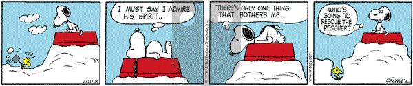 Peanuts - Wednesday February 11, 2004 Comic Strip