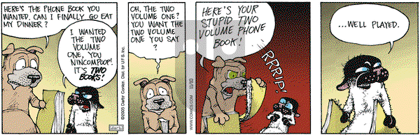 Get Fuzzy on Thursday November 10, 2005 Comic Strip