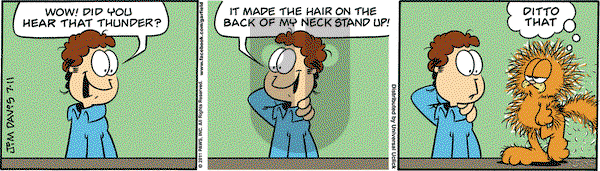 Garfield on Monday July 11, 2011 Comic Strip