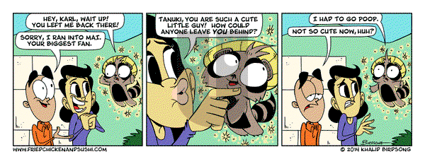 Little Fried Chicken and Sushi - Wednesday April 6, 2022 Comic Strip