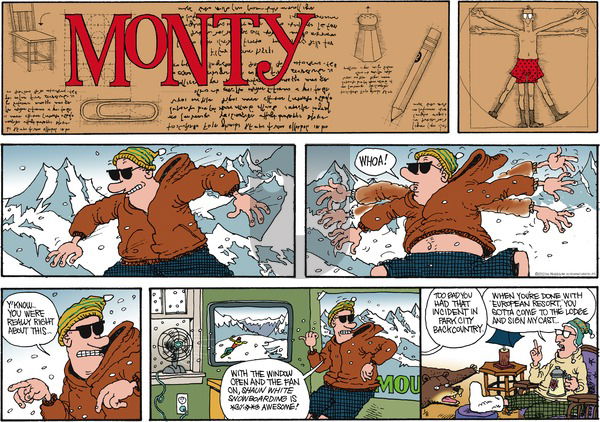 Monty on Sunday January 8, 2012 Comic Strip