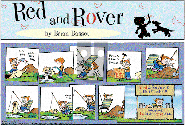 Red and Rover on Sunday August 15, 2004 Comic Strip