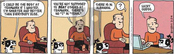Pooch Cafe on Friday March 24, 2017 Comic Strip