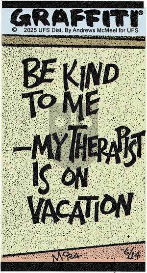 Graffiti on Saturday June 14, 2025 Comic Strip