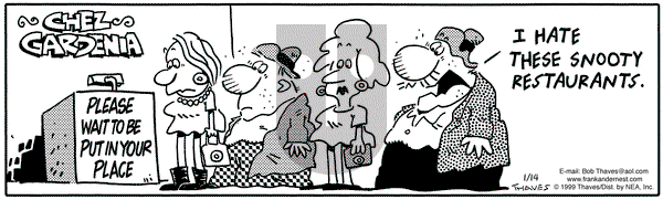 Frank and Ernest on Thursday January 14, 1999 Comic Strip