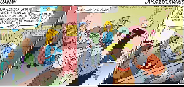 Luann on Sunday October 10, 2010 Comic Strip