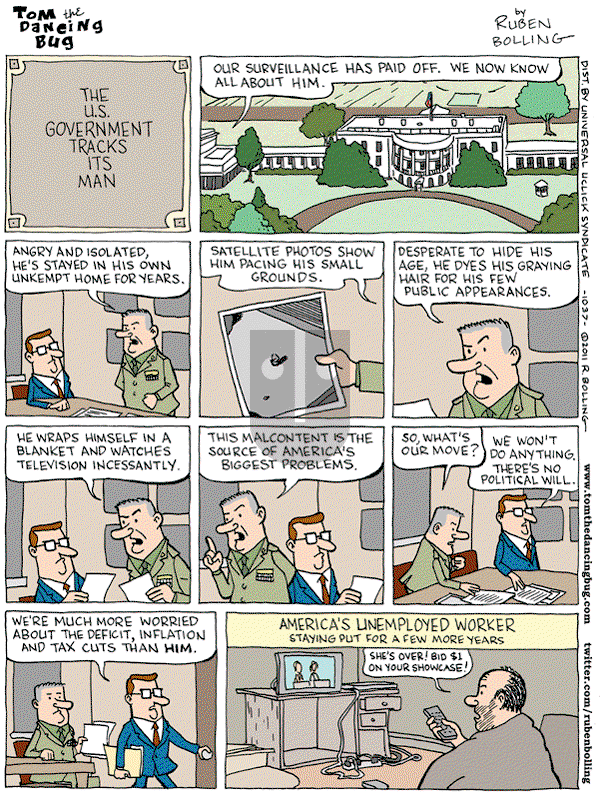 Tom the Dancing Bug on Friday May 13, 2011 Comic Strip