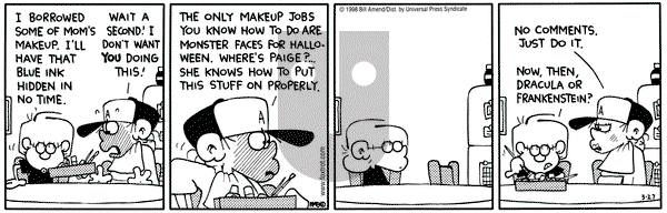 FoxTrot on Friday March 27, 1998 Comic Strip