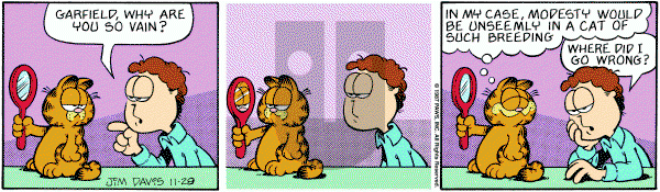 Garfield on Saturday November 28, 1987 Comic Strip