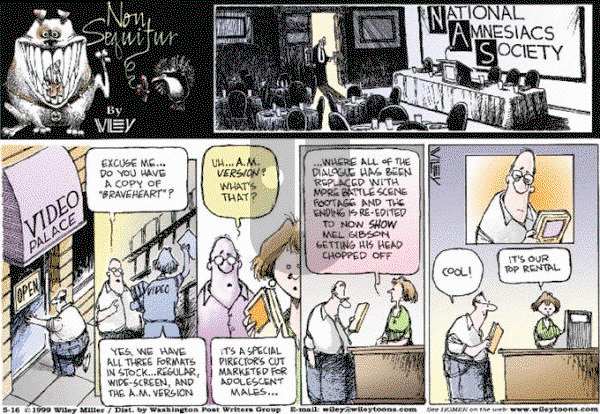 Non Sequitur on Sunday May 16, 1999 Comic Strip