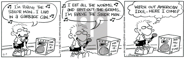 Soup to Nutz - Old on Thursday July 7, 2005 Comic Strip