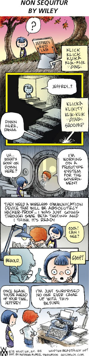 Non Sequitur on Sunday August 6, 2017 Comic Strip