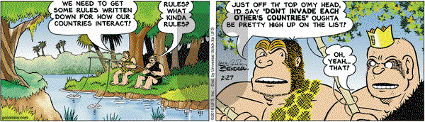 Alley Oop on Saturday February 27, 2016 Comic Strip