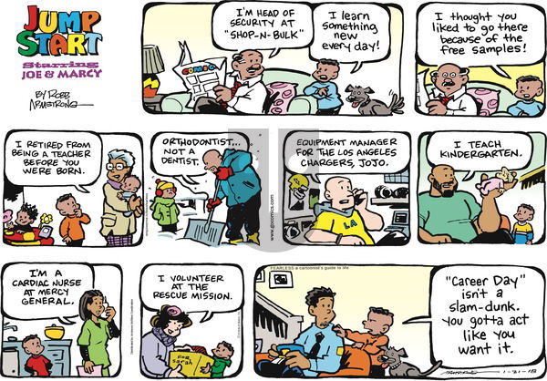 JumpStart on Sunday January 21, 2018 Comic Strip