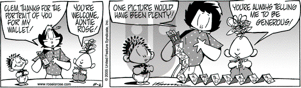 Rose is Rose on Saturday August 6, 2005 Comic Strip